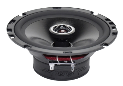 CME-65 6.5-inch coaxial car speaker with 80W max power, 40W RMS, 1-inch voice coil, 0.8-inch tweeter, 4 ohm impedance, 70Hz–20kHz frequency response, 89dB sensitivity.