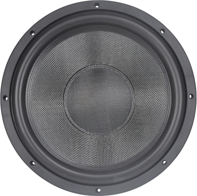 SG-G2 Series subwoofer front view with durable fiberglass cone designed for low distortion and deep bass extension.