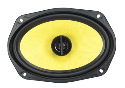 CMG46G2 4x6-inch coaxial car speaker with 35W RMS power, 1.25” ferrite woofer coil, 1” CCAW neo tweeter, 87.6dB sensitivity, and 90Hz–20kHz frequency response.
