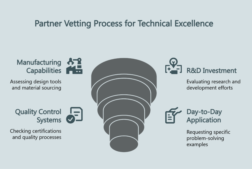partner vetting process for technical excellence